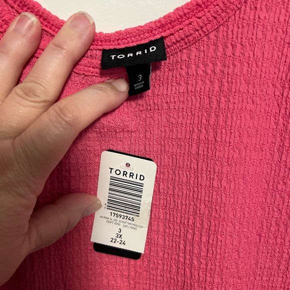 Torrid pink tank 3x - Picture 1 of 3